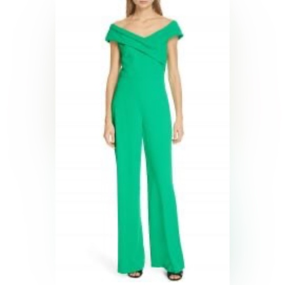 Alice + Olivia Mint Kelley Green Jumpsuit